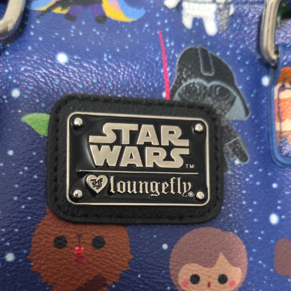 Loungefly Star Wars Blue and Black Bag - Picture 6 of 15